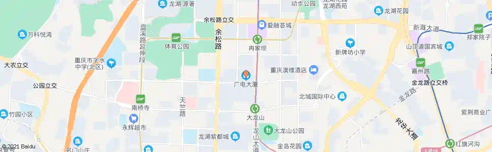 重庆区广电大厦_公交站地图_重庆公交_妙搜公交查询2024