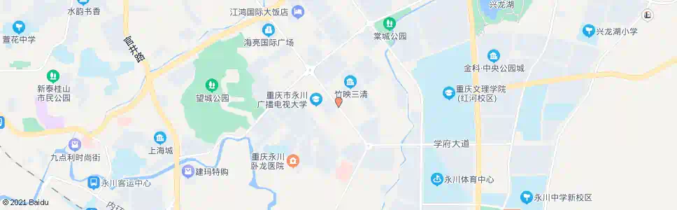 重庆永川人民医院_公交站地图_重庆公交_妙搜公交查询2024