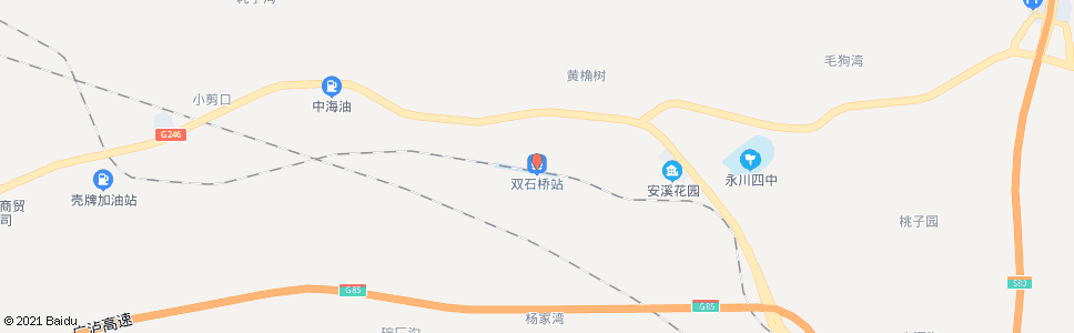 重庆双石桥_公交站地图_重庆公交_妙搜公交查询2024