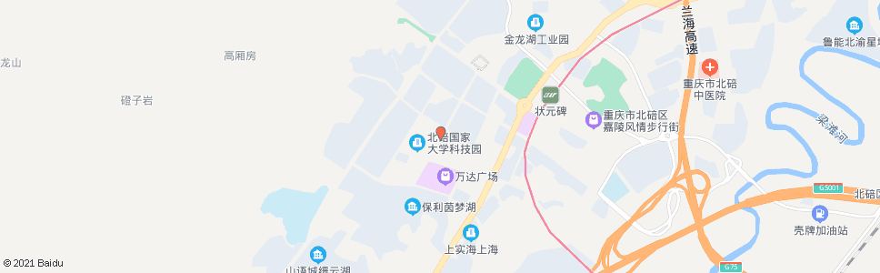 重庆大学科技园_公交站地图_重庆公交_妙搜公交查询2024