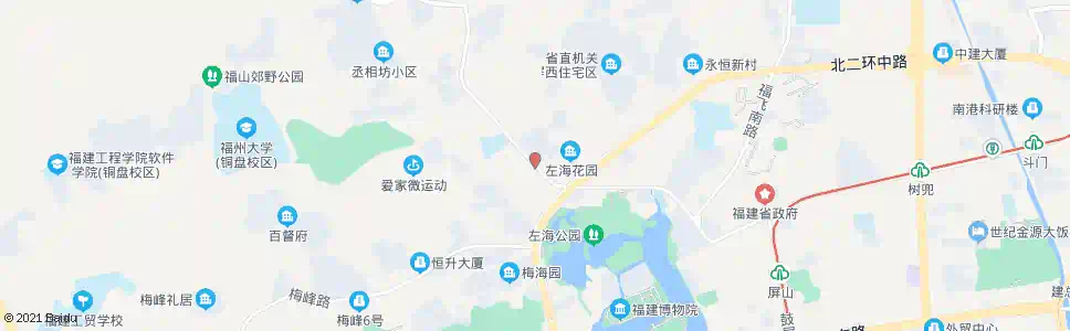 福州天峰_公交站地图_福州公交_妙搜公交查询2024