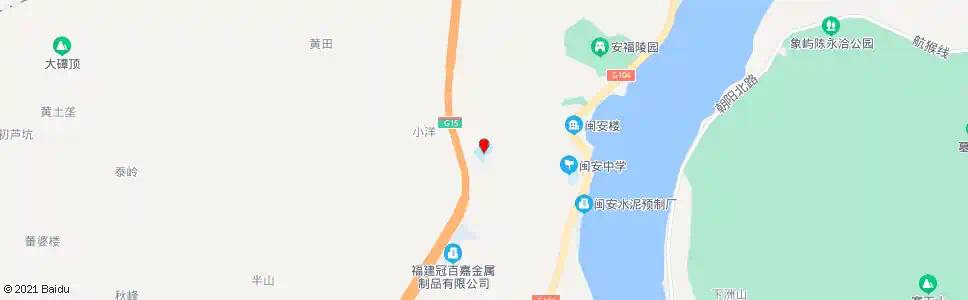 福州闽安小学_公交站地图_福州公交_妙搜公交查询2024