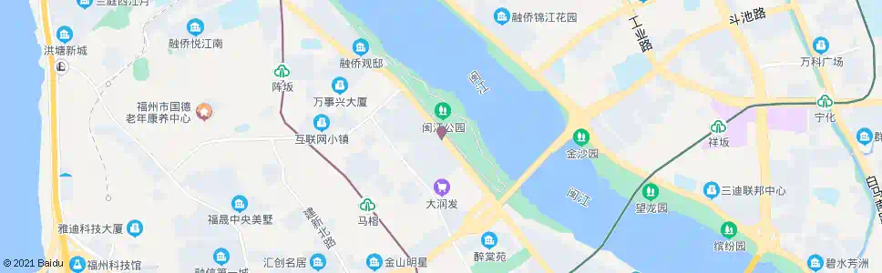 福州马榕新村(南江滨公园)_公交站地图_福州公交_妙搜公交查询2024