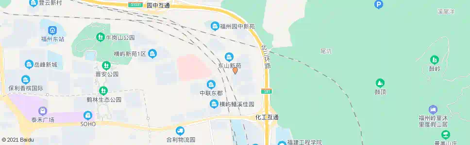 福州东山一路_公交站地图_福州公交_妙搜公交查询2024