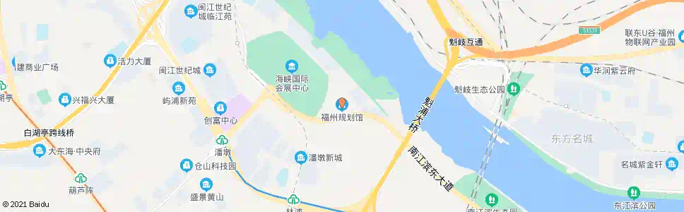 福州福州城市展示馆_公交站地图_福州公交_妙搜公交查询2024