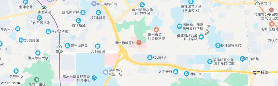 福州肺科医院_公交站地图_福州公交_妙搜公交查询2024