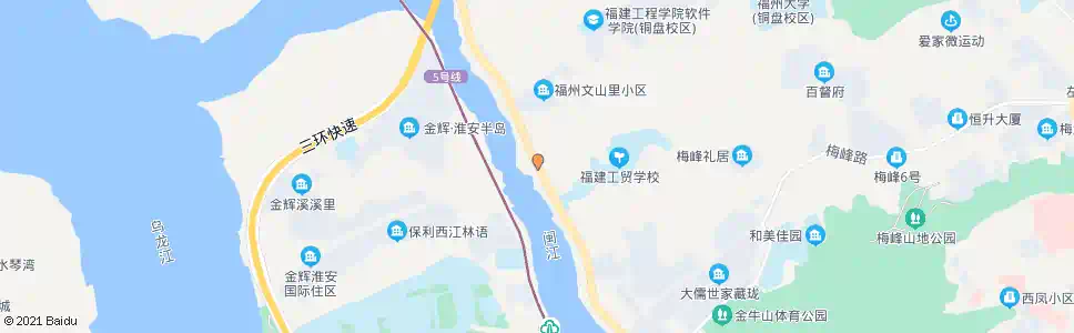 福州文山里泵站_公交站地图_福州公交_妙搜公交查询2024