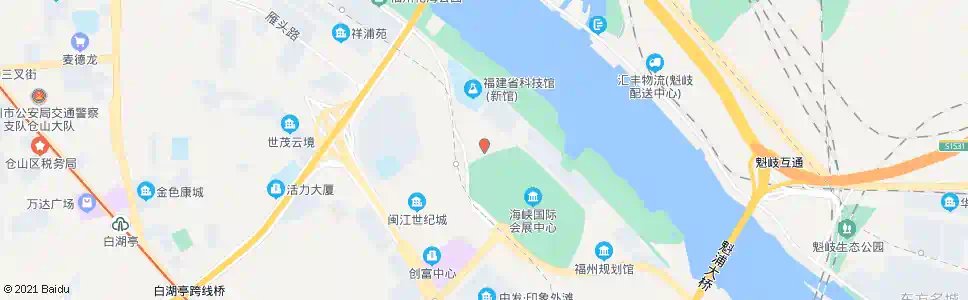 福州公交海峡国际会展中心西站_公交站地图_福州公交_妙搜公交查询2024