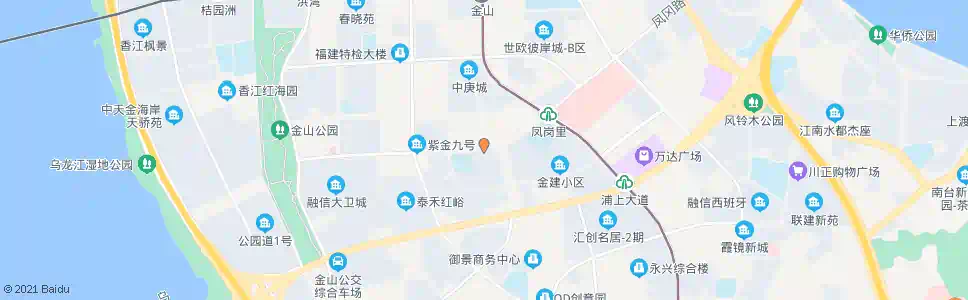 福州凤冈路_公交站地图_福州公交_妙搜公交查询2024