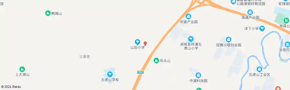 福州虎山村_公交站地图_福州公交_妙搜公交查询2024