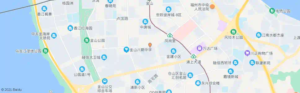 福州凤岗路_公交站地图_福州公交_妙搜公交查询2024