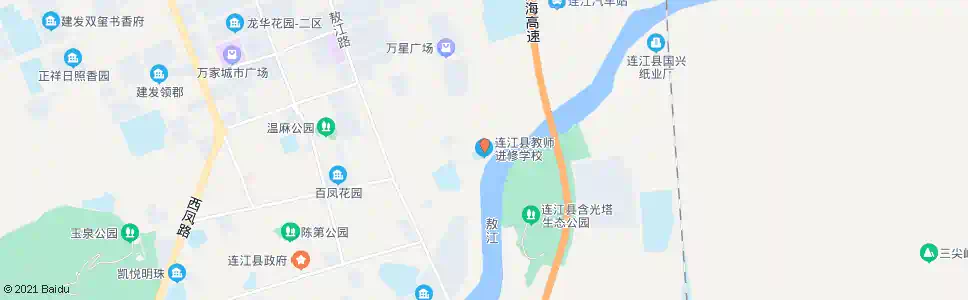 福州连江进修学校_公交站地图_福州公交_妙搜公交查询2024