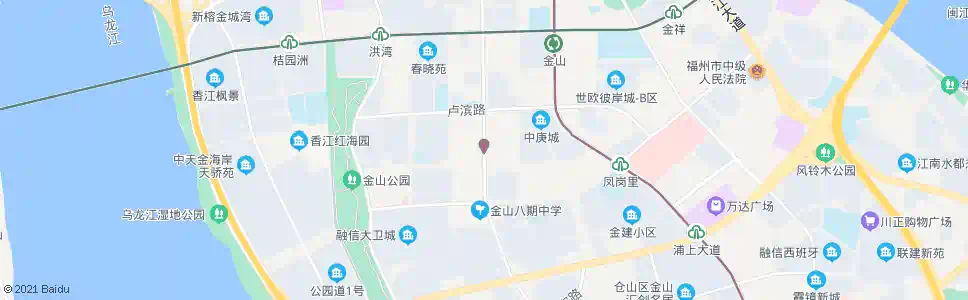 福州金山碧水_公交站地图_福州公交_妙搜公交查询2024