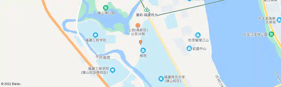 福州大学城师大西门_公交站地图_福州公交_妙搜公交查询2024