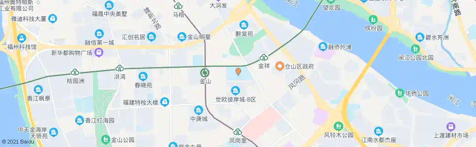 福州三中金山中学_公交站地图_福州公交_妙搜公交查询2024