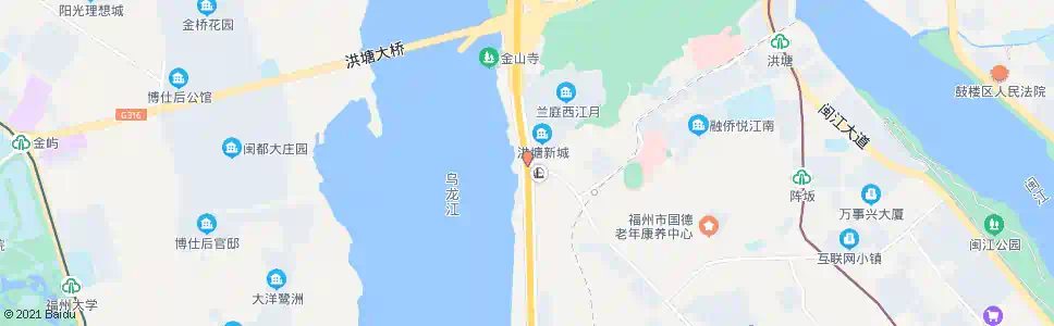 福州洪塘水闸_公交站地图_福州公交_妙搜公交查询2024