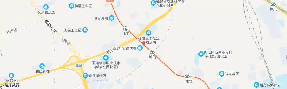 福州城门三丰_公交站地图_福州公交_妙搜公交查询2024