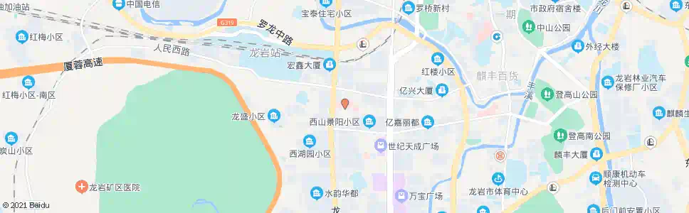 龙岩中医院_公交站地图_龙岩公交_妙搜公交查询2024