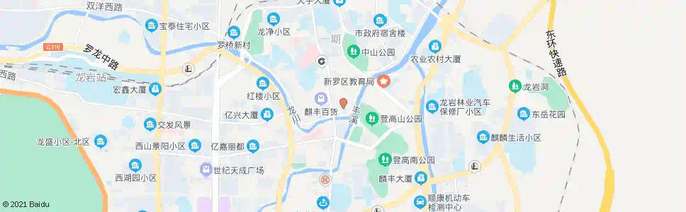 龙岩中街小学_公交站地图_龙岩公交_妙搜公交查询2024