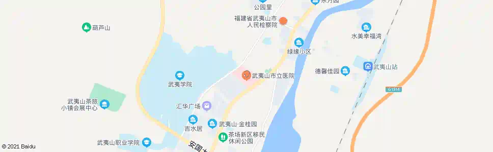 南平市立医院(武夷山市)_公交站地图_南平公交_妙搜公交查询2024