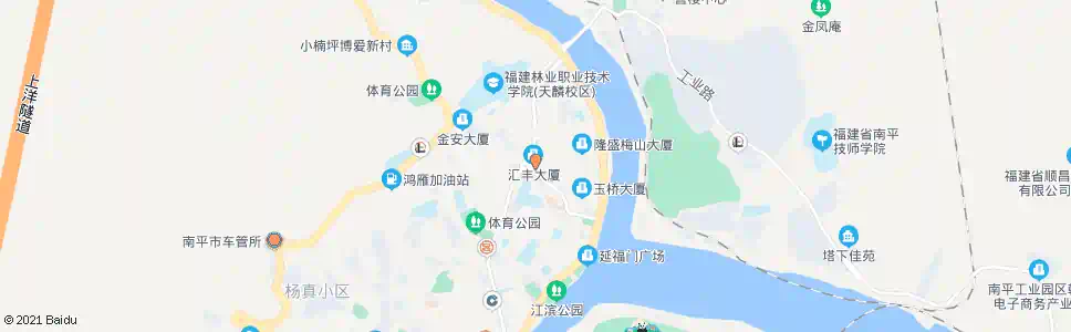 南平汇丰家电_公交站地图_南平公交_妙搜公交查询2024