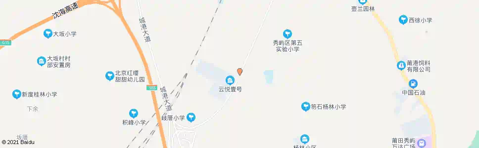 莆田刘厝村上林_公交站地图_莆田公交_妙搜公交查询2024