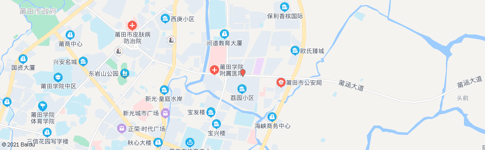 莆田荔园小区后门_公交站地图_莆田公交_妙搜公交查询2024