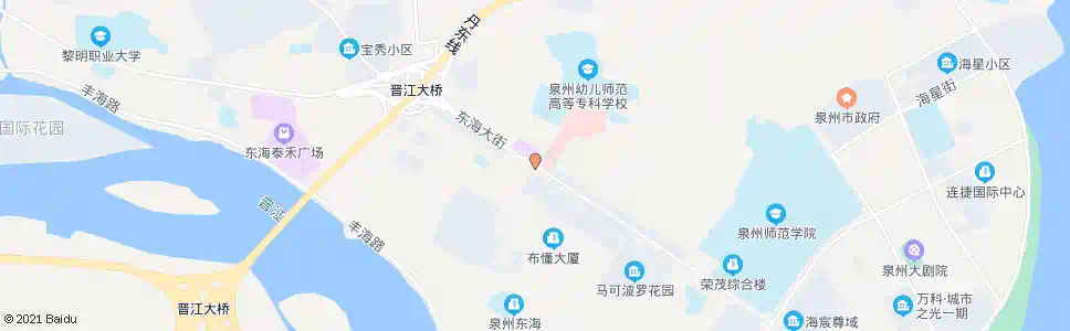 泉州医大二院东海院区_公交站地图_泉州公交_妙搜公交查询2024