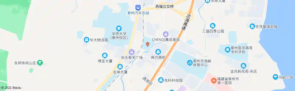 泉州城东中学_公交站地图_泉州公交_妙搜公交查询2024