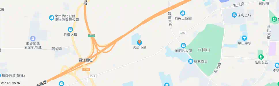 泉州远华中学_公交站地图_泉州公交_妙搜公交查询2024