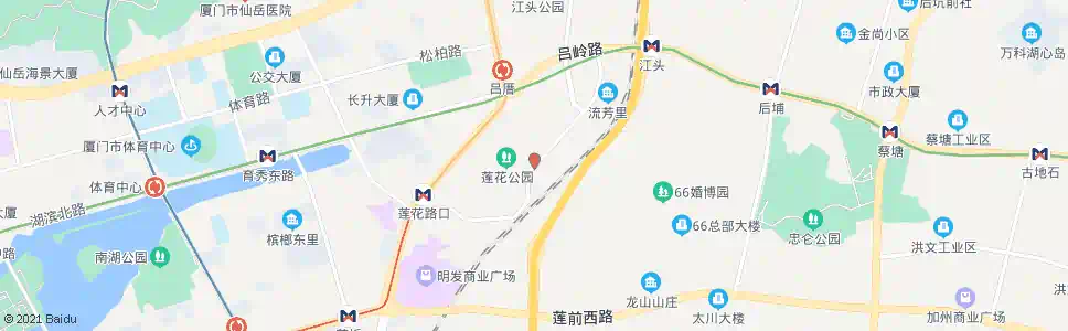 厦门莲花中学_公交站地图_厦门公交_妙搜公交查询2024