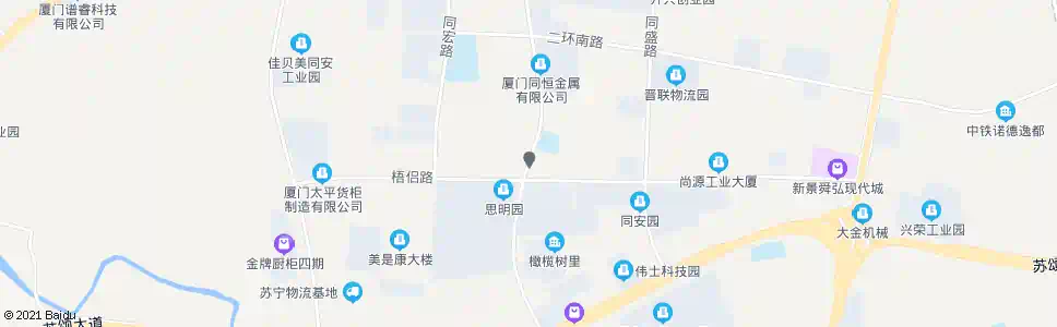 厦门梧侣公交场站_公交站地图_厦门公交_妙搜公交查询2024