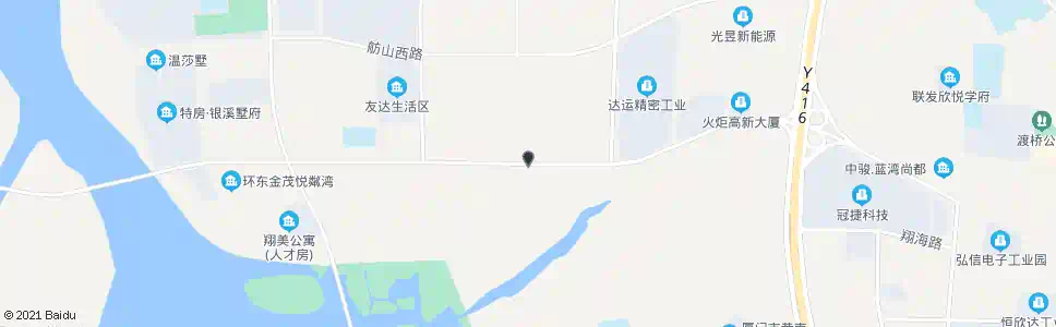 厦门友达南门_公交站地图_厦门公交_妙搜公交查询2024