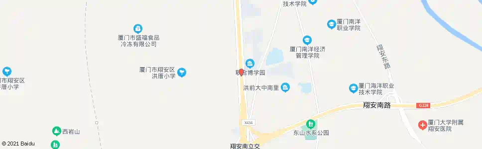 厦门西岩跨线桥_公交站地图_厦门公交_妙搜公交查询2024