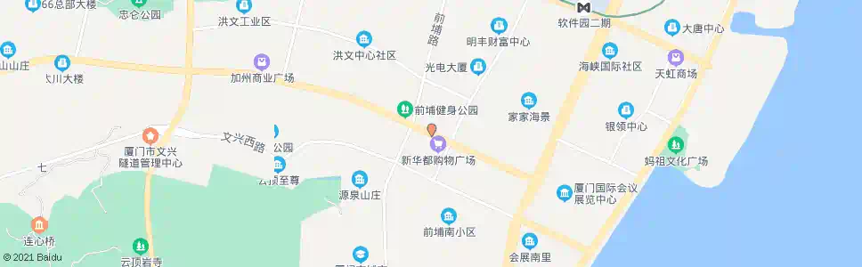 厦门国贸新城_公交站地图_厦门公交_妙搜公交查询2024