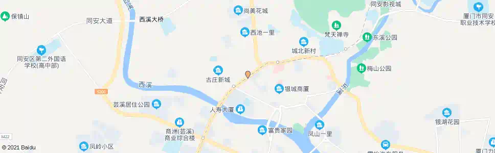 厦门城西_公交站地图_厦门公交_妙搜公交查询2024