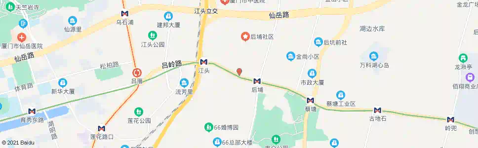 厦门公路征费中心_公交站地图_厦门公交_妙搜公交查询2024