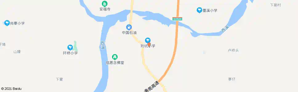 漳州珩坑村_公交站地图_漳州公交_妙搜公交查询2024