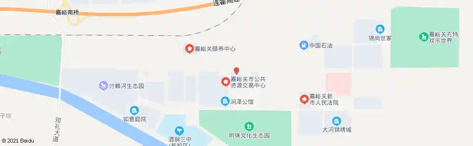 嘉峪关工业园区管委会_公交站地图_嘉峪关公交_妙搜公交查询2024