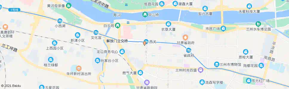 兰州西关什字_公交站地图_兰州公交_妙搜公交查询2024