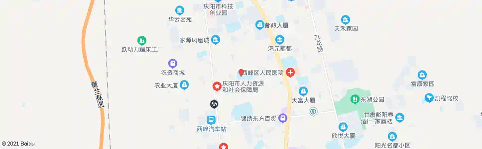 庆阳新建小学_公交站地图_庆阳公交_妙搜公交查询2024