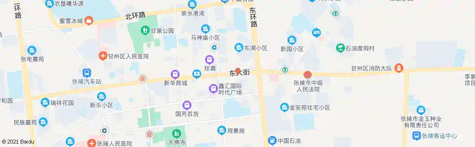 张掖区地税局_公交站地图_张掖公交_妙搜公交查询2024