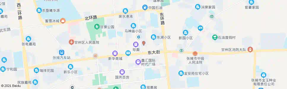 张掖税亭市场_公交站地图_张掖公交_妙搜公交查询2024