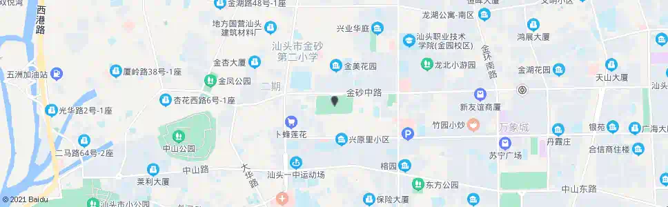 潮州金砂公园_公交站地图_潮州公交_妙搜公交查询2024