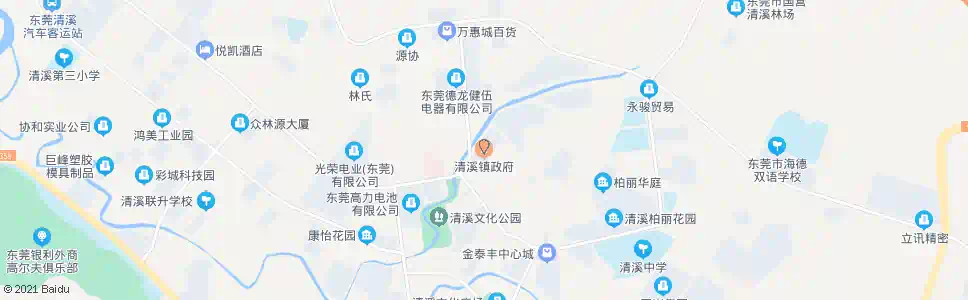 东莞塘厦清溪路口_公交站地图_东莞公交_妙搜公交查询2024