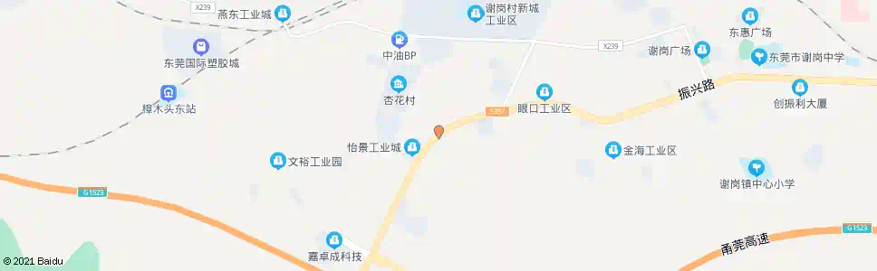 东莞杏花村_公交站地图_东莞公交_妙搜公交查询2024