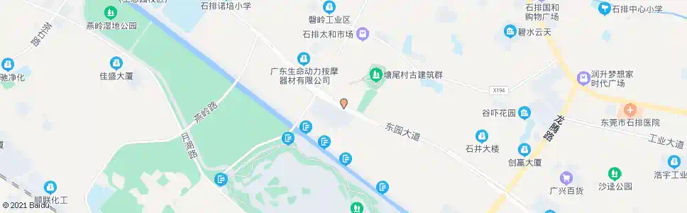 东莞东莞生态产业园_公交站地图_东莞公交_妙搜公交查询2024