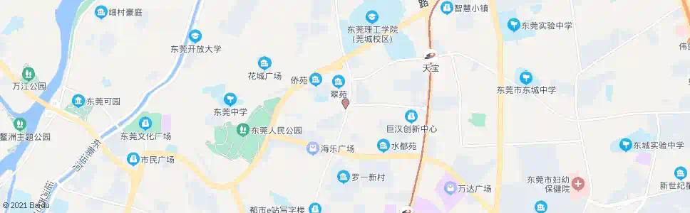 东莞金沙市场_公交站地图_东莞公交_妙搜公交查询2024