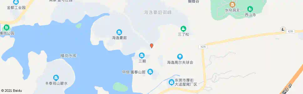 东莞海逸豪庭东_公交站地图_东莞公交_妙搜公交查询2024