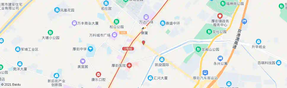 东莞工商分局_公交站地图_东莞公交_妙搜公交查询2024